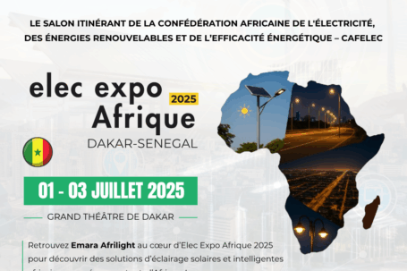 Participation de EMARA Afrilight au Salon elec expo afrique 2025 FENELEC CAFELEC