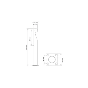 Borne luminaire Emara Afrilight