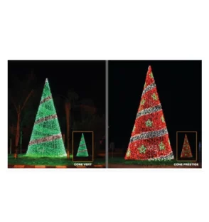 Illuminations festives de type cone éclairage festif EMARA AFRILIGHT